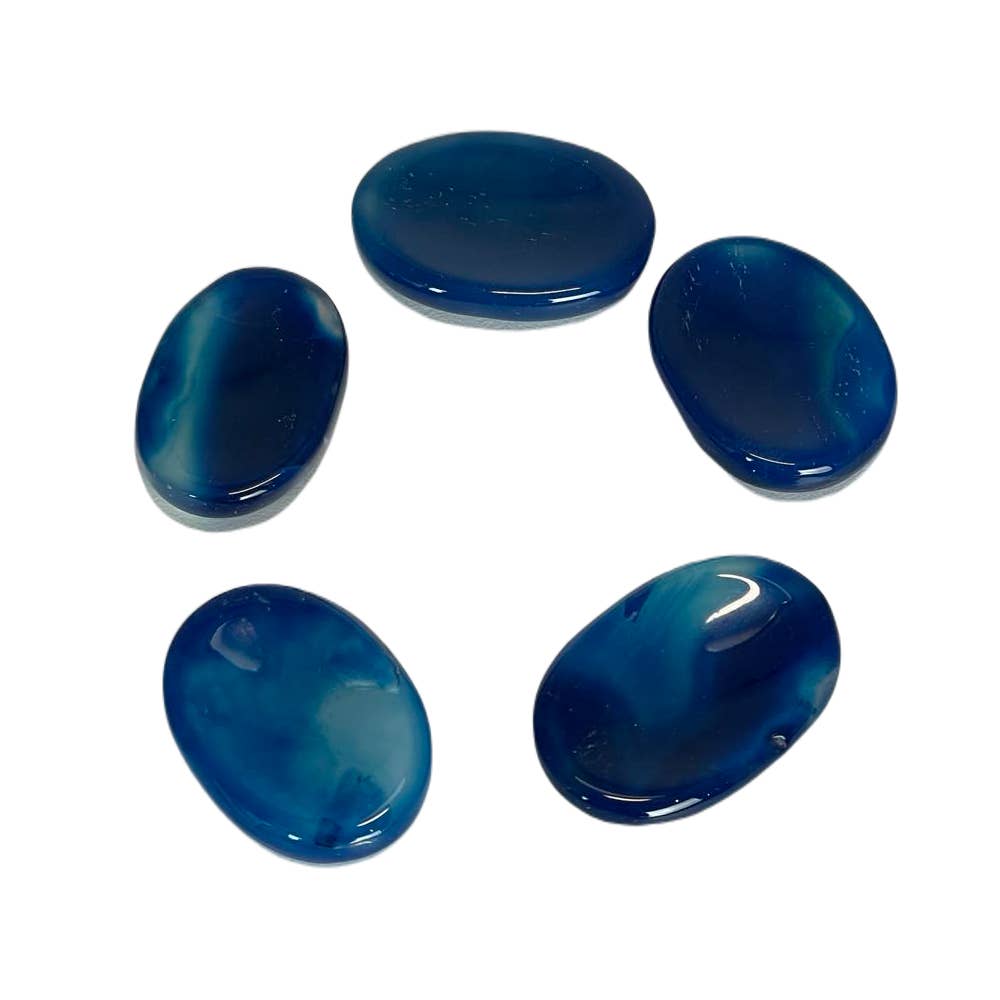 Worry Stones Blue Onyx