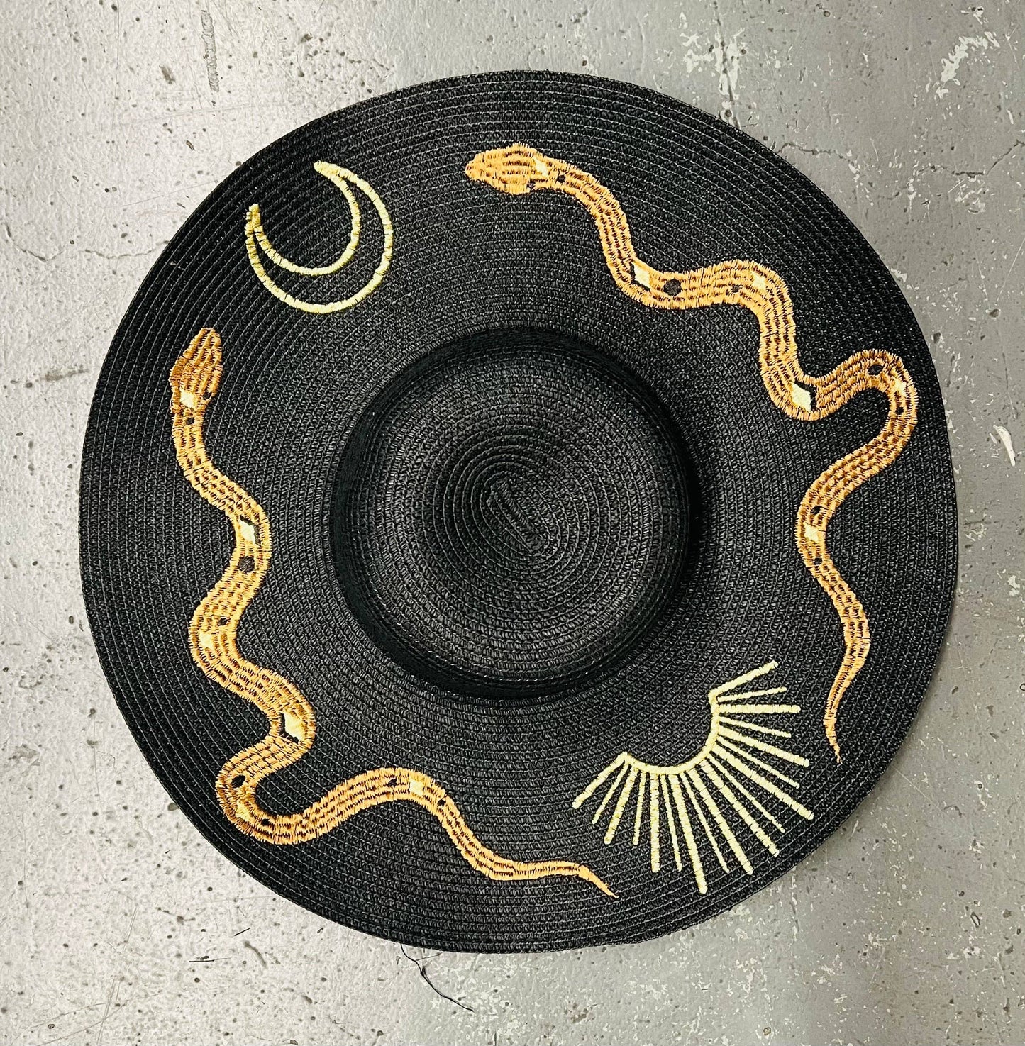 Western Snakes Floppy Sun Hat XL Brim