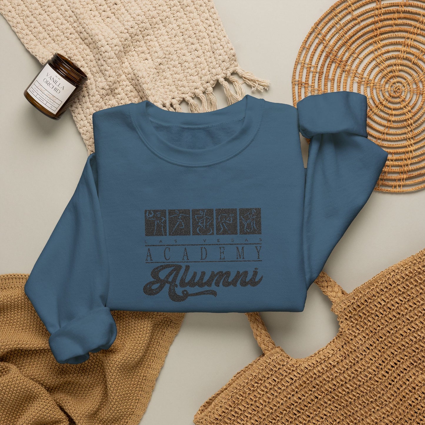 LVA Alumni Embroidered Unisex Crewneck Sweatshirt