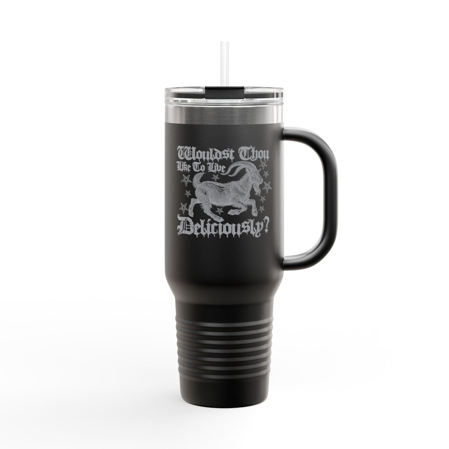 Live Deliciously Insulated Travel Mug, 40oz