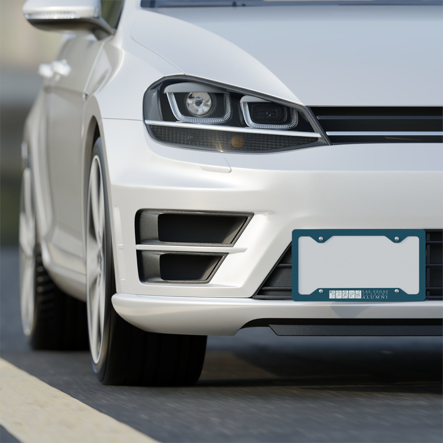 LVA Alumni Metal License Plate Frame