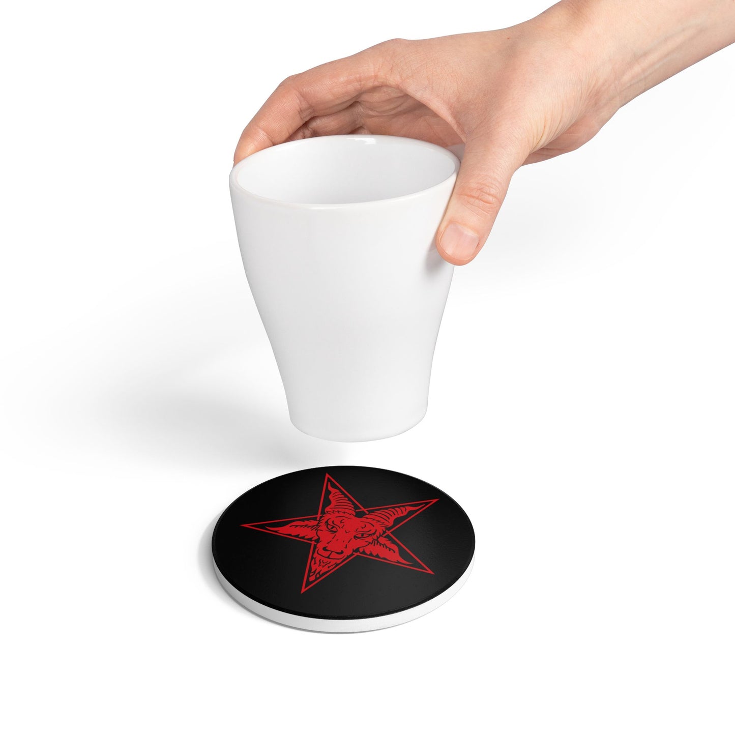 Baphomet Ceramic Coaster