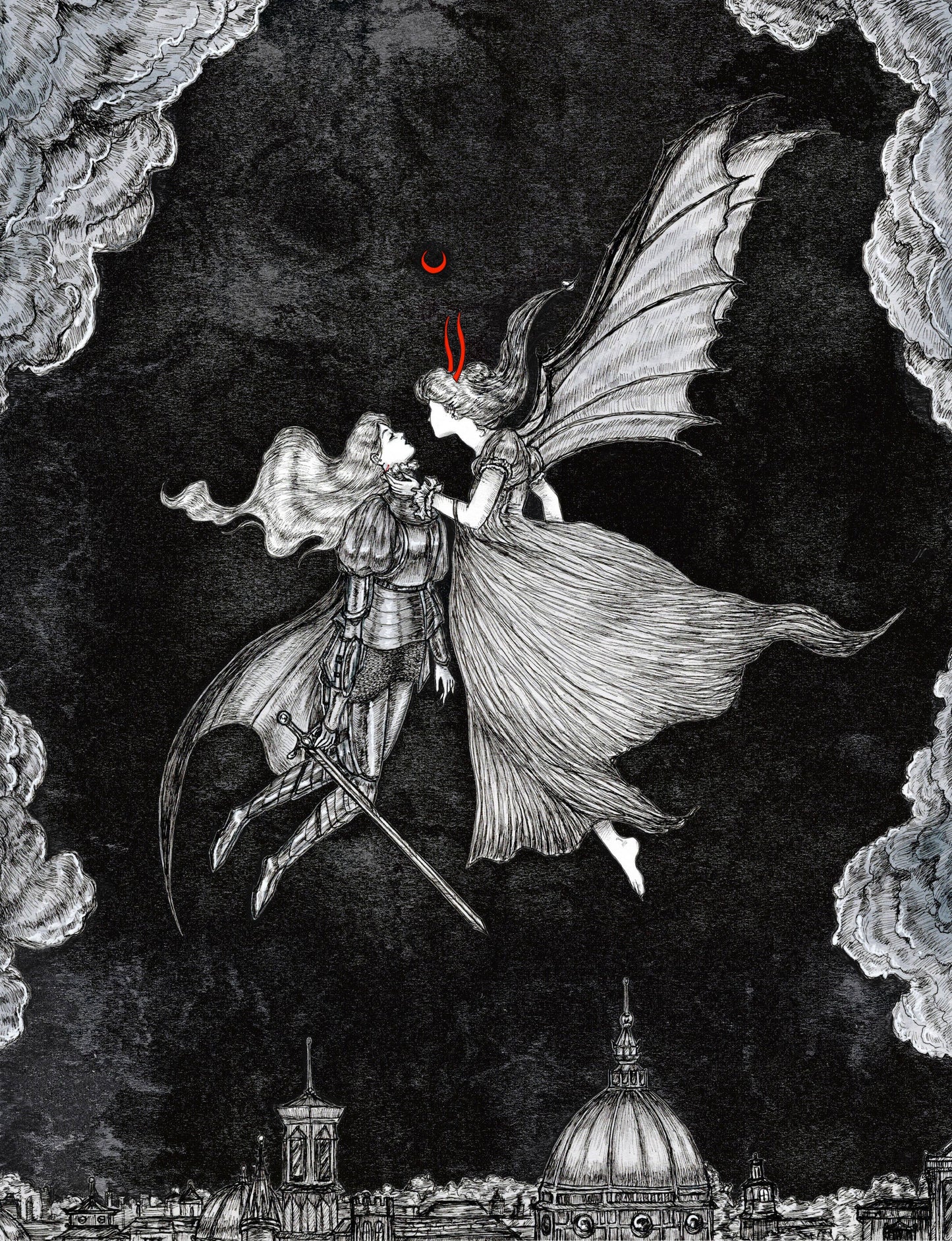 Before the night is done art print