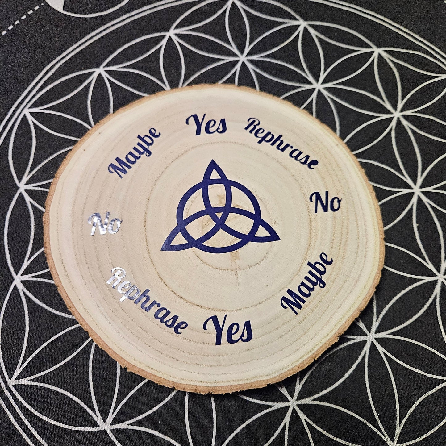 Triquetra Wood Pendulum Board