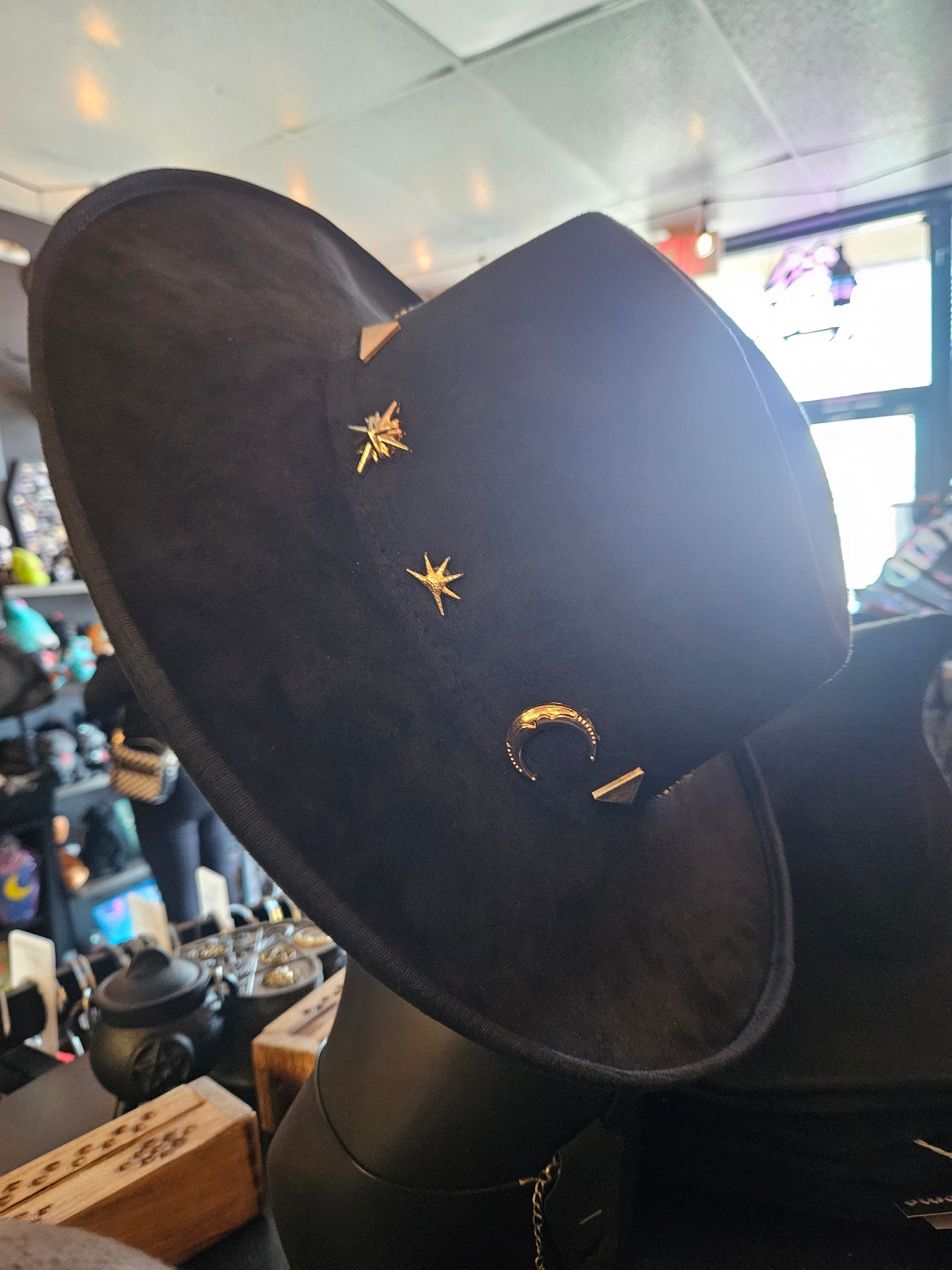 Gold Scorpion Wide Brim Hat