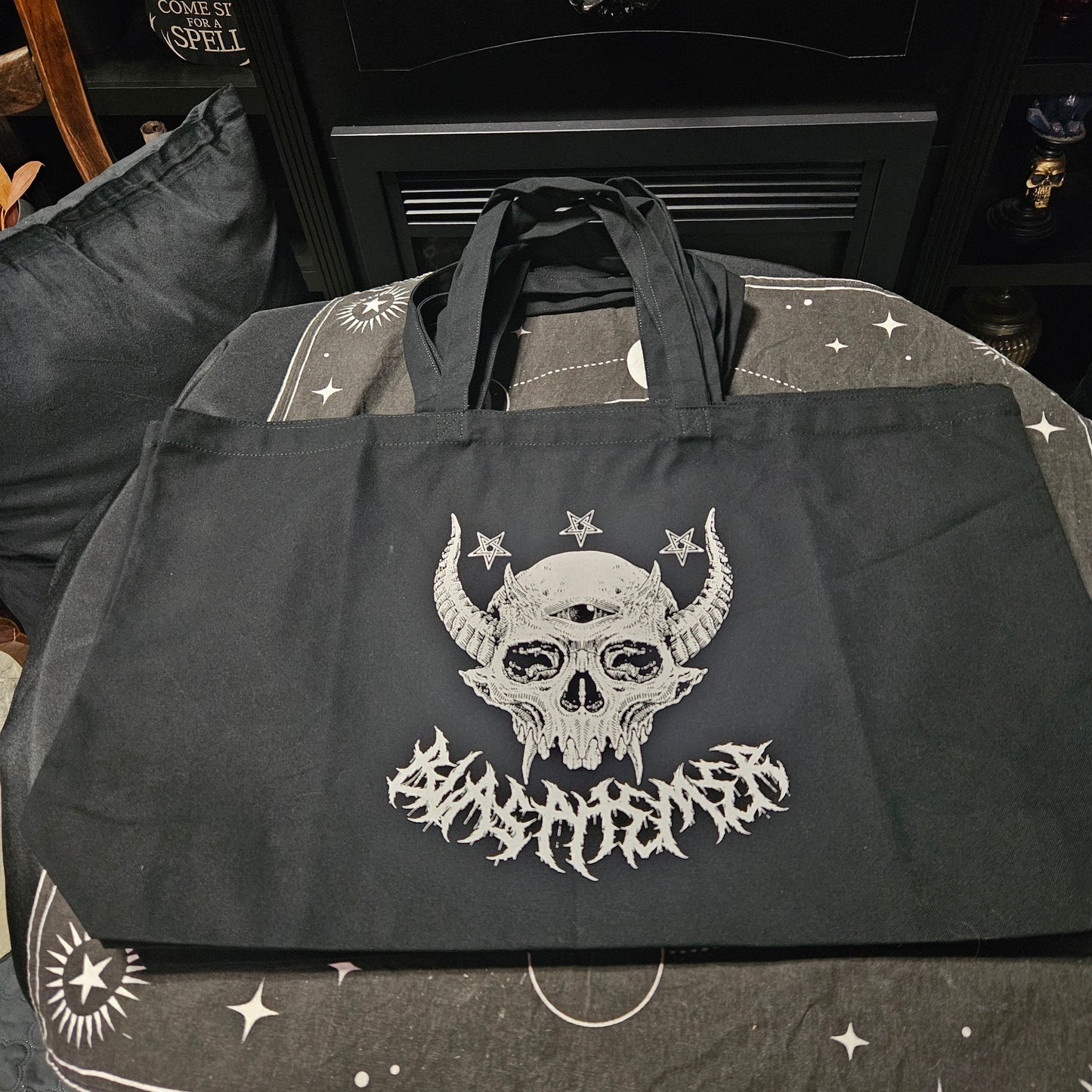 Blasphemer Death Metal Jumbo Tote