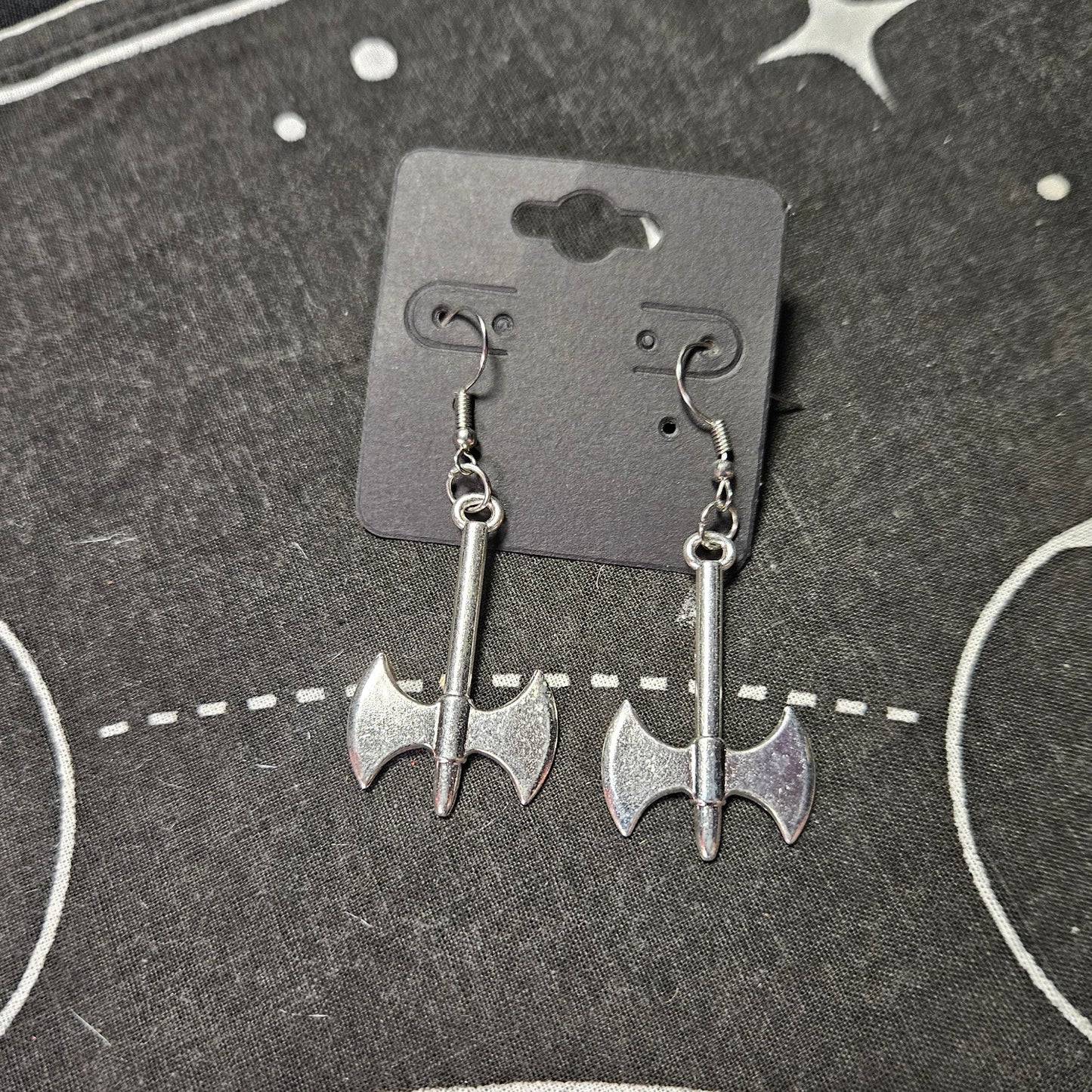Medieval Battle Axe Earrings