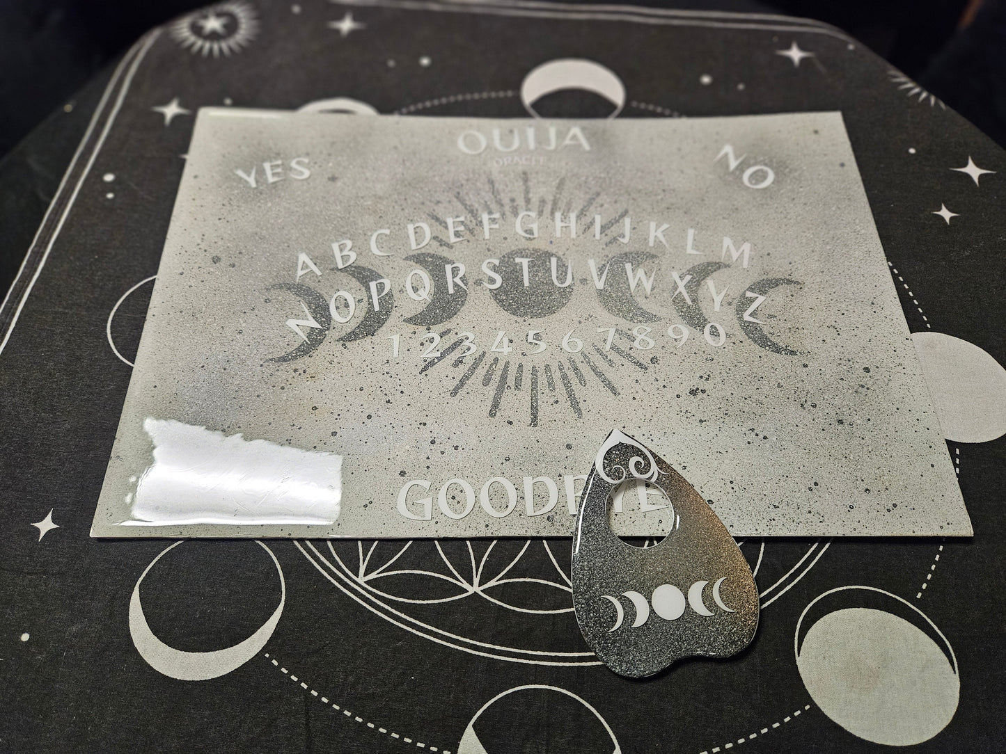 Silver Moon Phase Spirit Board