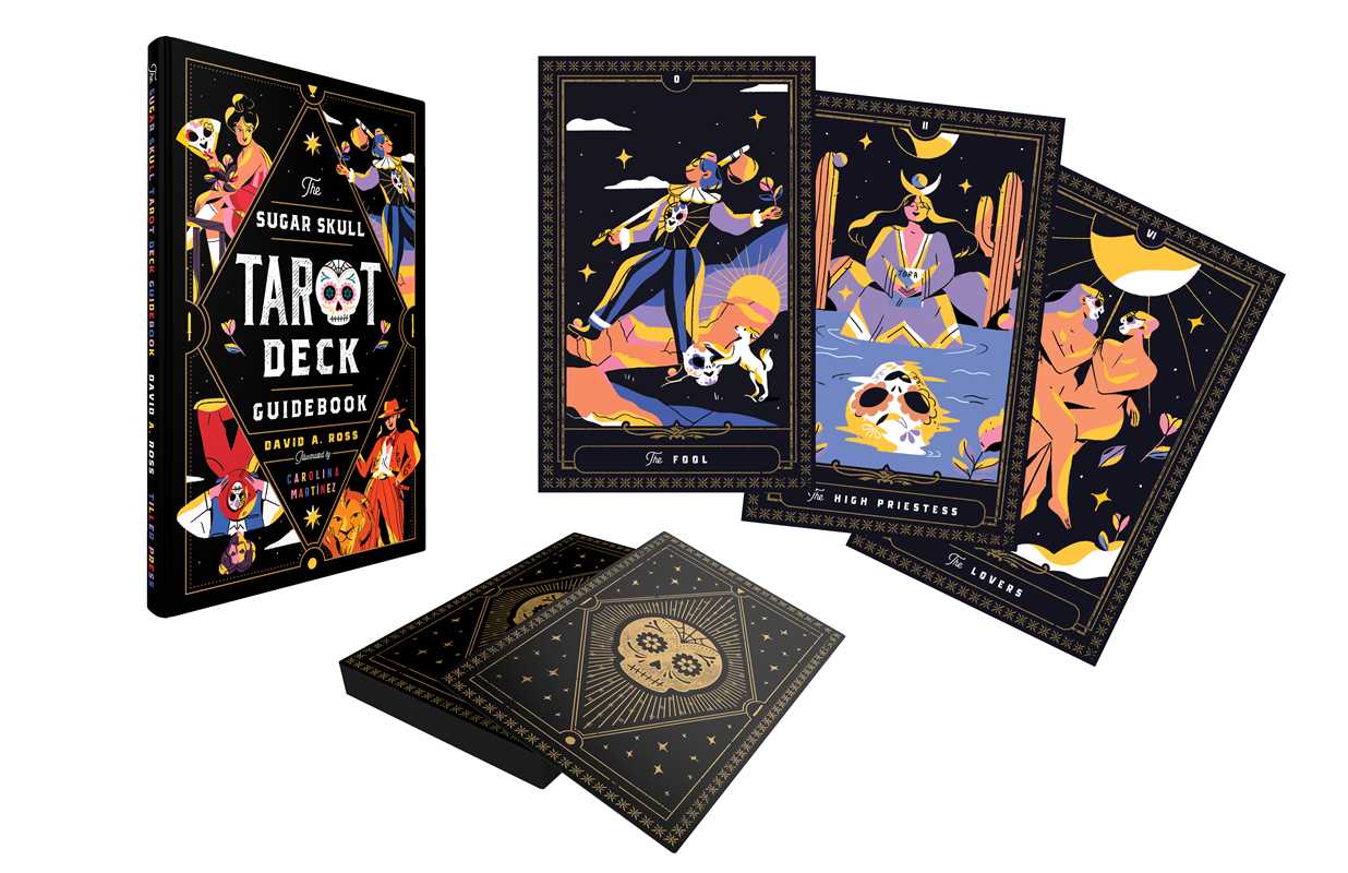 Sugar Skull Tarot Deck and Guidebook by David A Ross