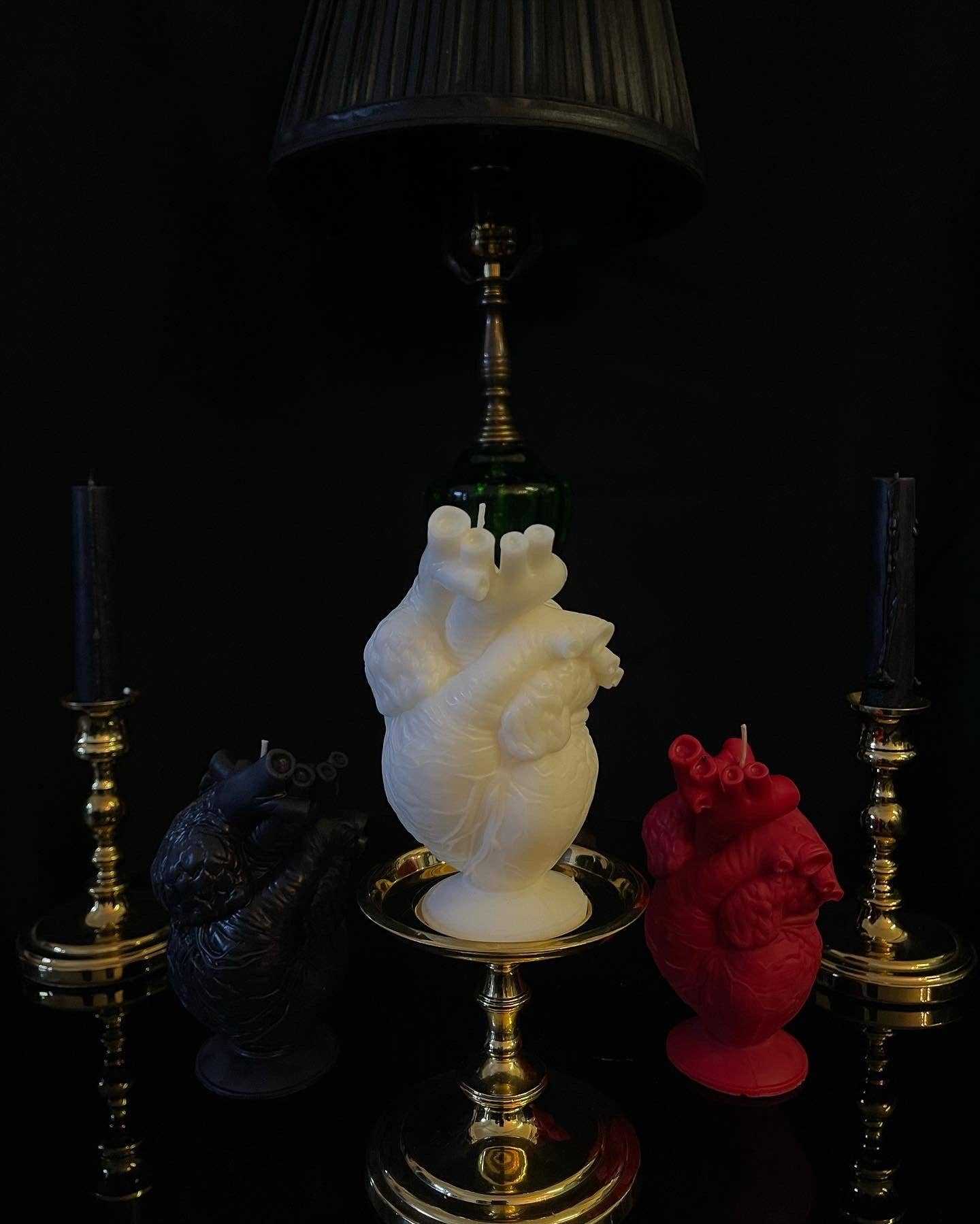 Black Heart Candle