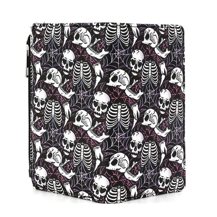 Skulls and Ribcages Wallet in Vinyl