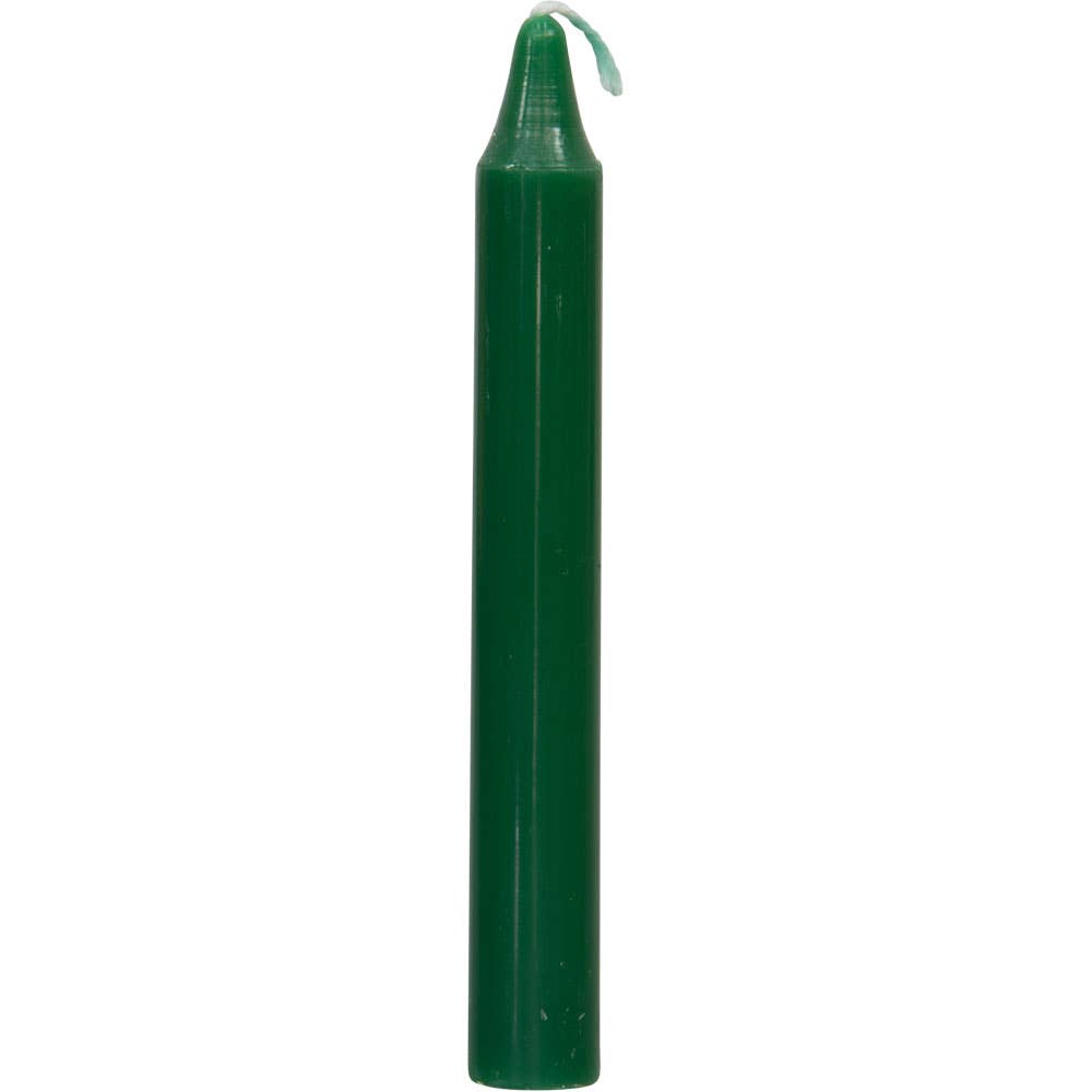 Mini Ritual Candles Green (Pack of 20)