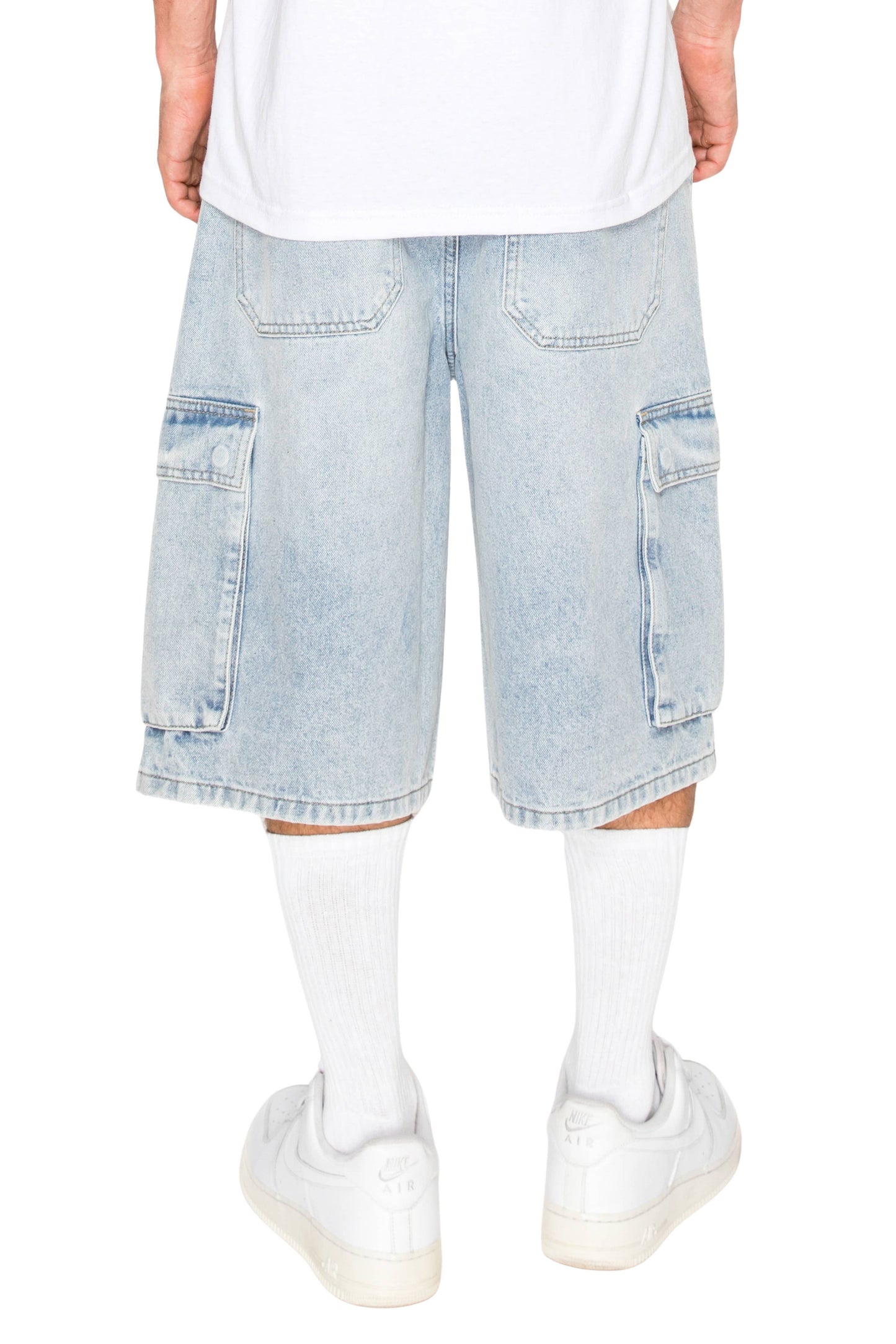 DS2120 VAULT Baggy Fit Cargo Denim Shorts (Open Pack)