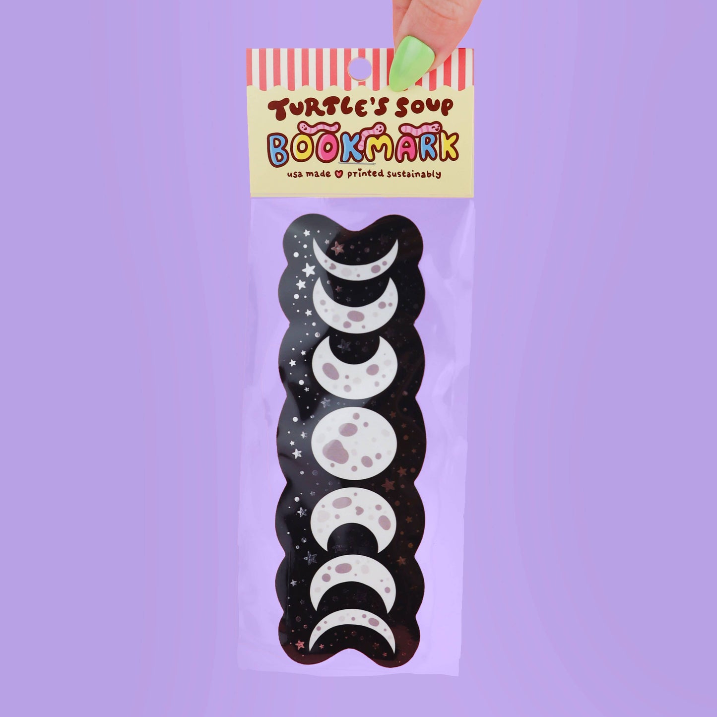Moon Phase Reader Gift Bookmark