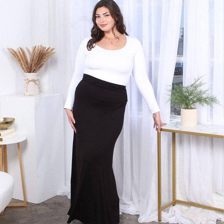 Ultra-Soft Flow Maxi Skirt