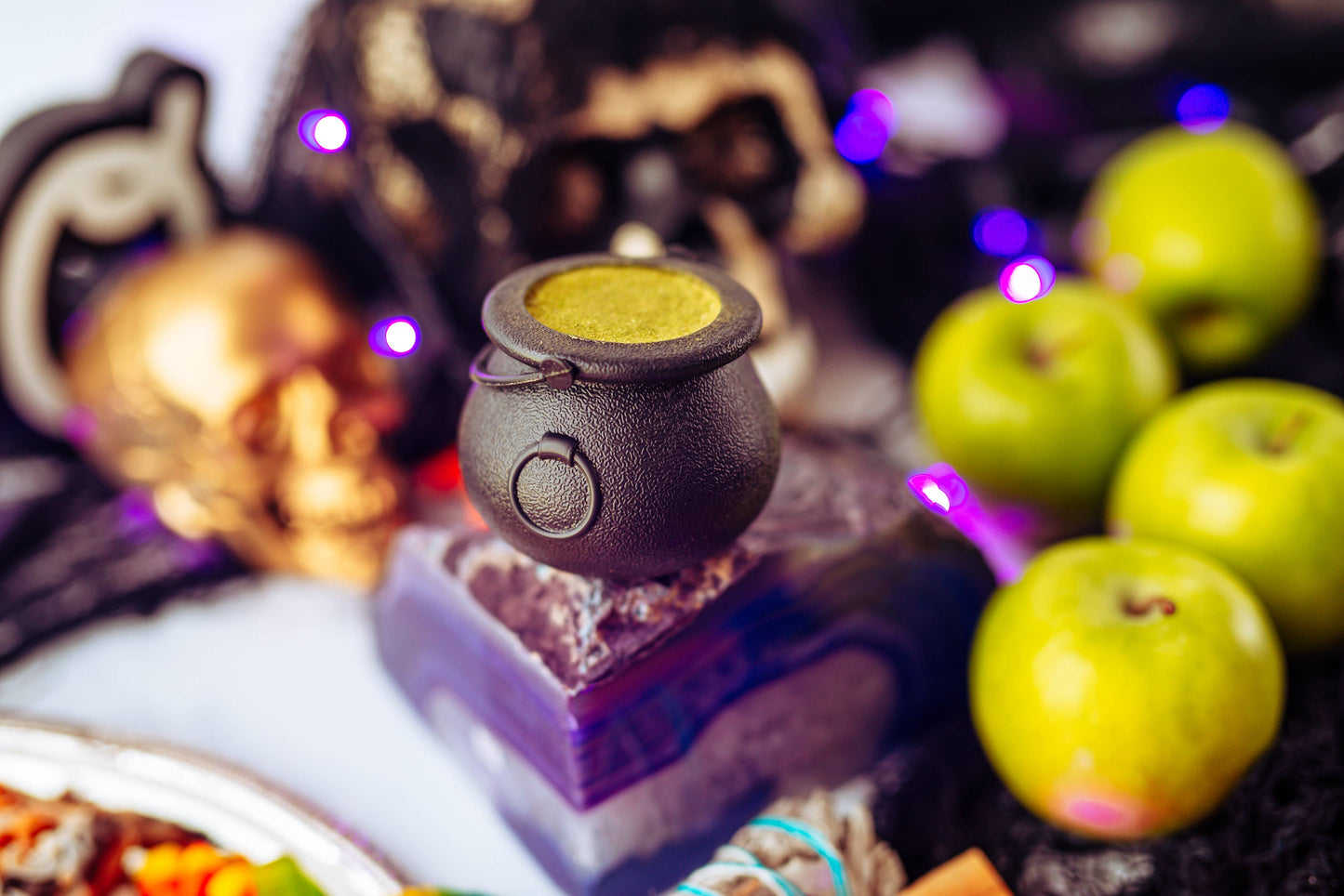 Mischief Managed Witch Cauldron Halloween Vegan Bath Bomb