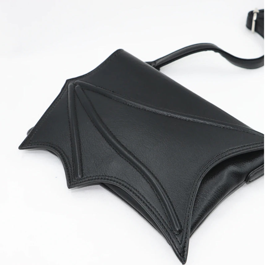 Bat Wing Vegan Leather Purse