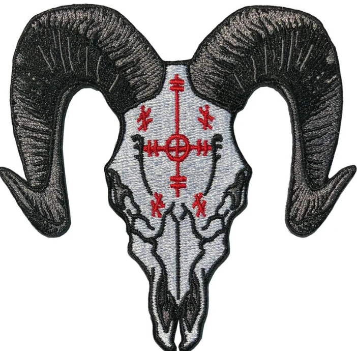 Voodoo Goat Skull Patch