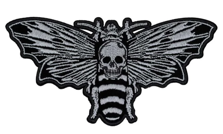 Death Moth Velvet Luxe Patch