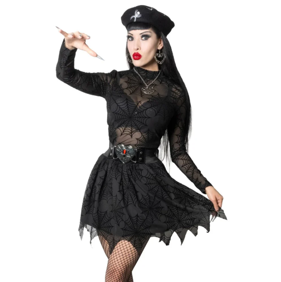 Spiderweb Mesh Tutu Skirt