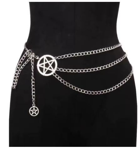 Pentacle Chain Belt