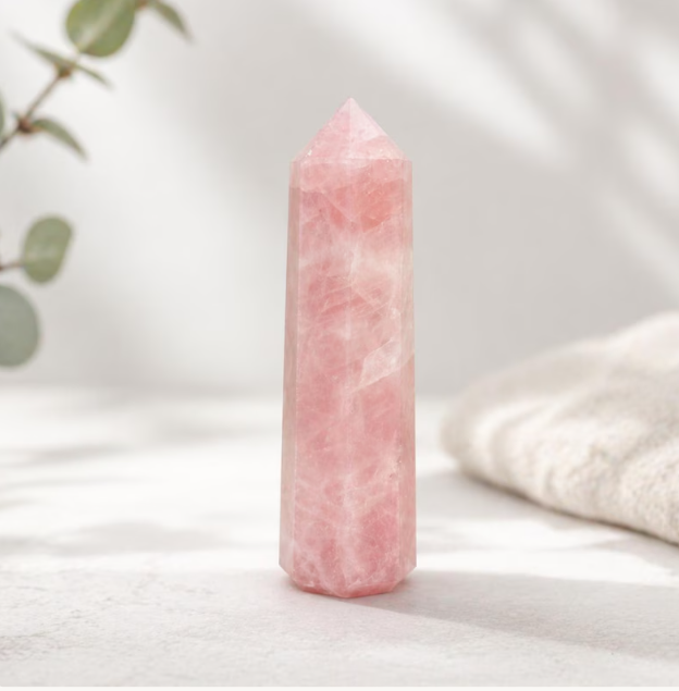 Rose Quartz Obelisk