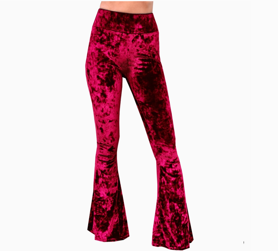Velvet Bell Bottoms