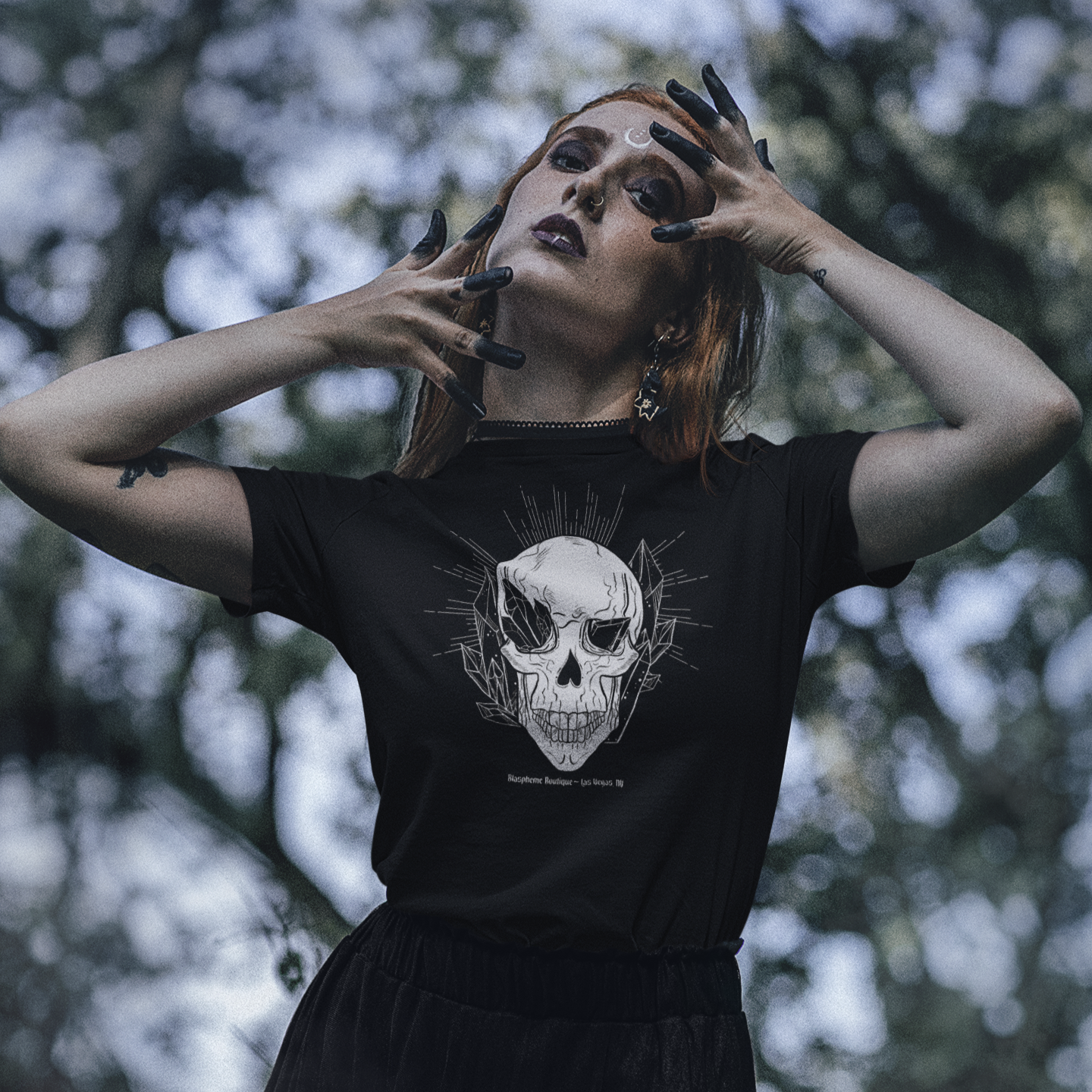 Crystal Skull Blaspheme T-Shirt