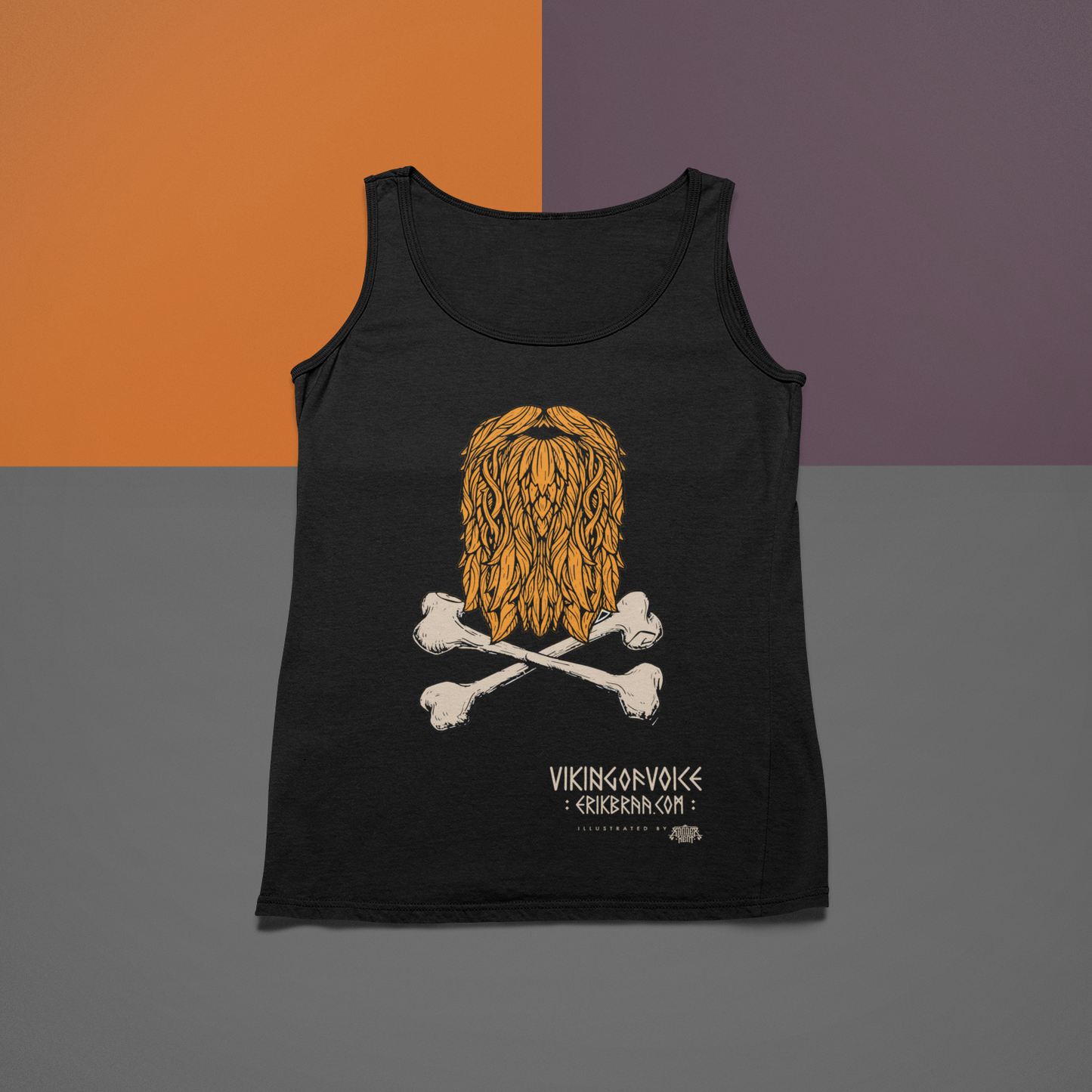 Erik Braa Viking of Voice Beard Roger Men's Tank Top