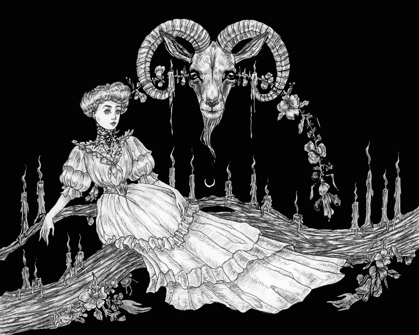"As They Creep Gently" - fine art print
