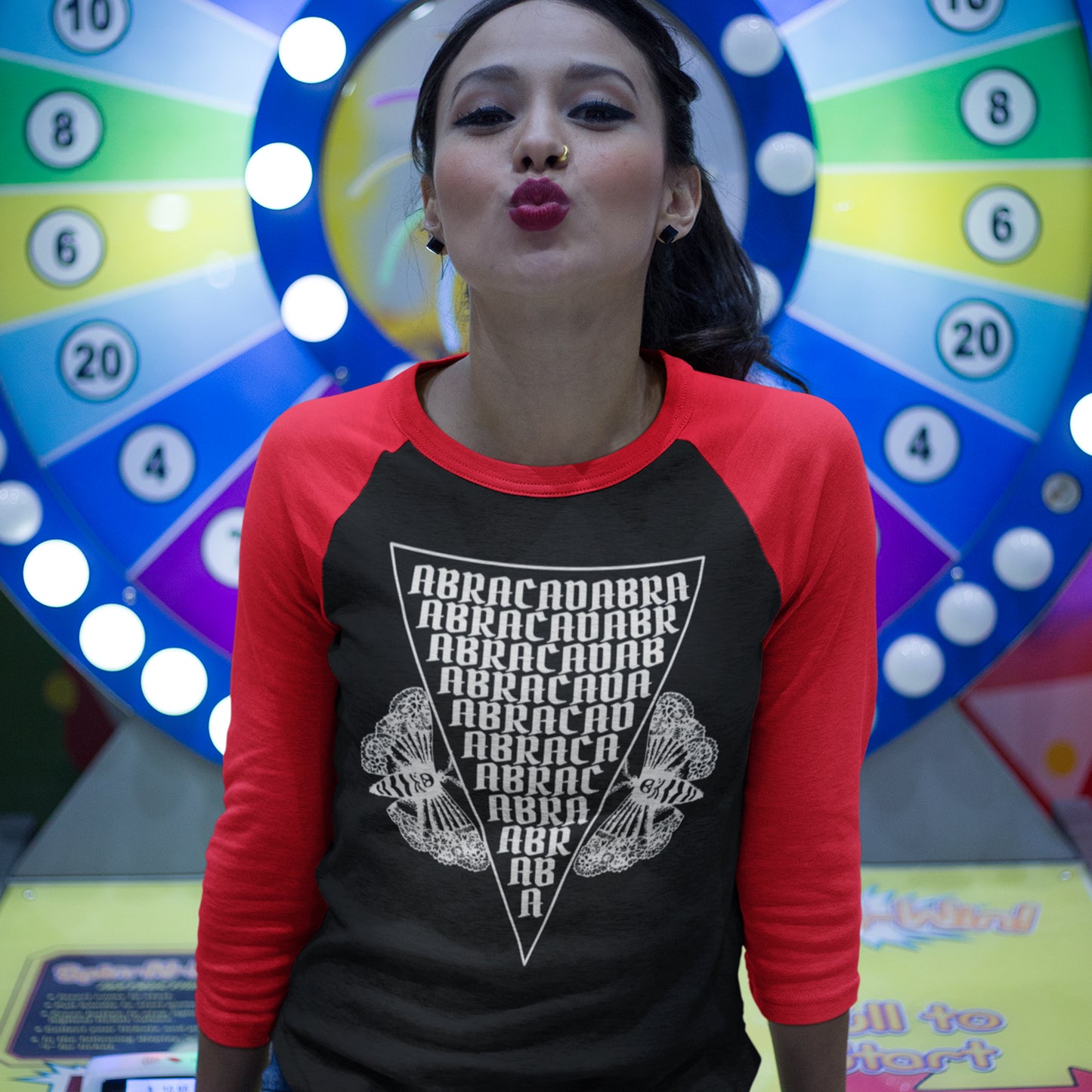 Abracadabra Unisex Raglan 3/4 Sleeve Shirt