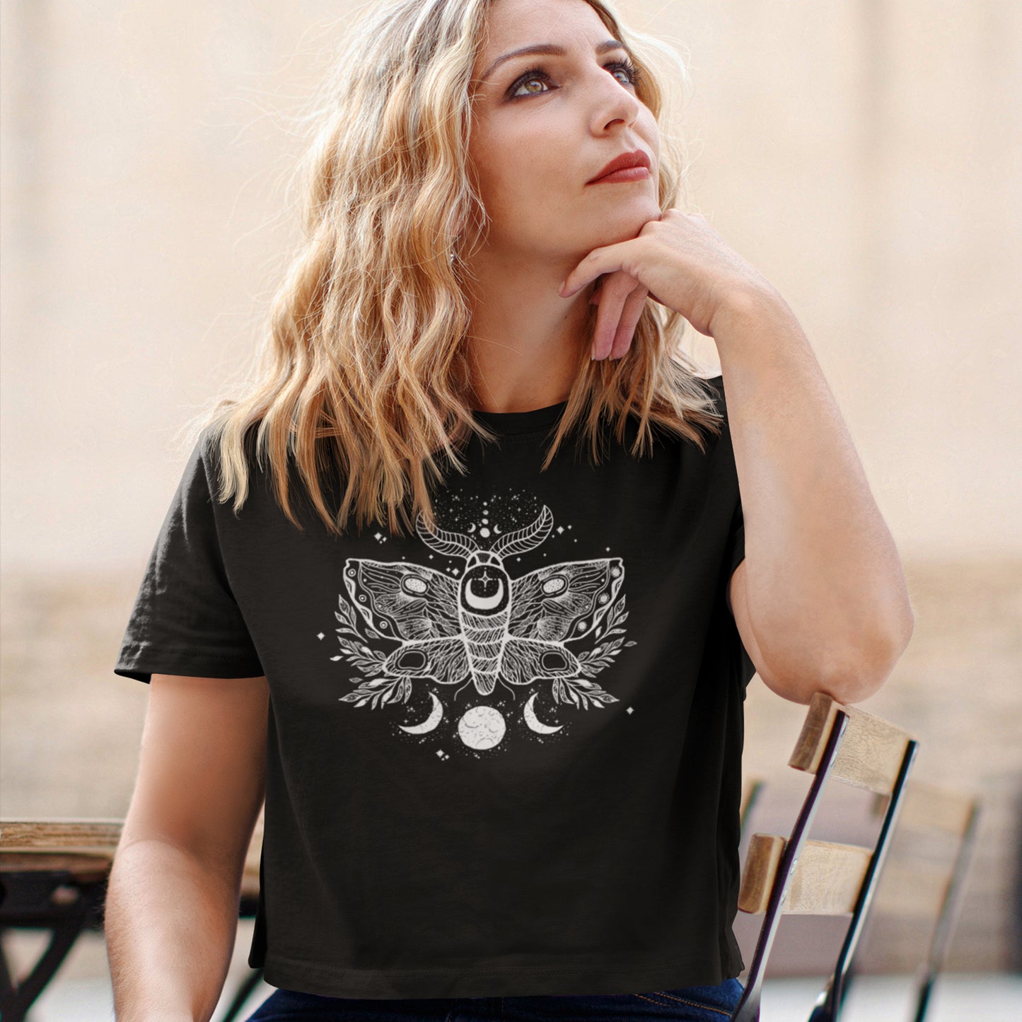 Lunar Moth Crop T-Shirt