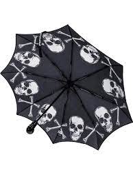 Skull Handle Anatomical Bones Umbrella
