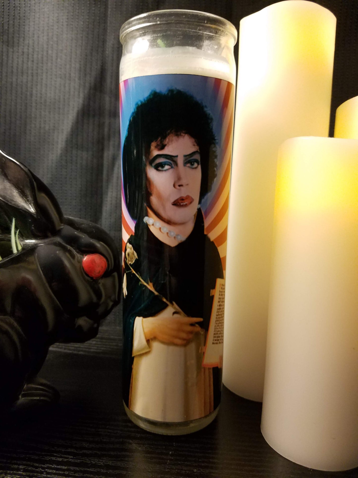 Frank N Furter Saint Candle - Rocky Horror Saint Candle