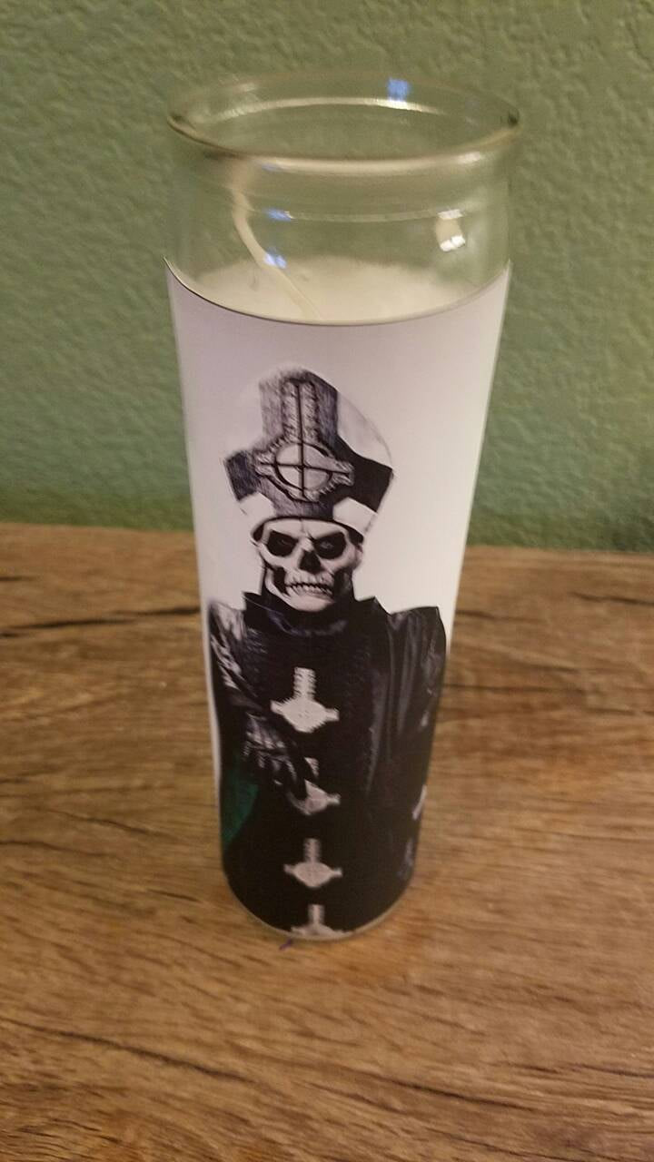 Ghost BC Prayer Candle - Papa Emeritus III Prayer Candle