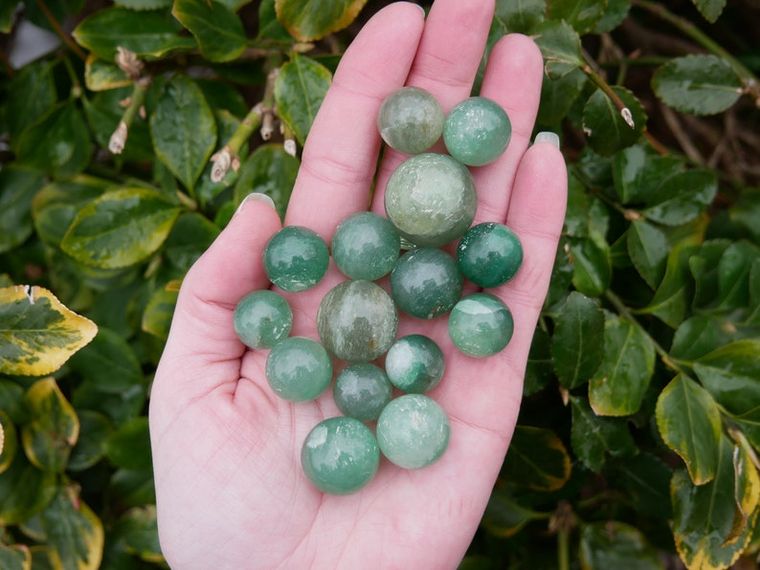 Green Aventurine Spheres