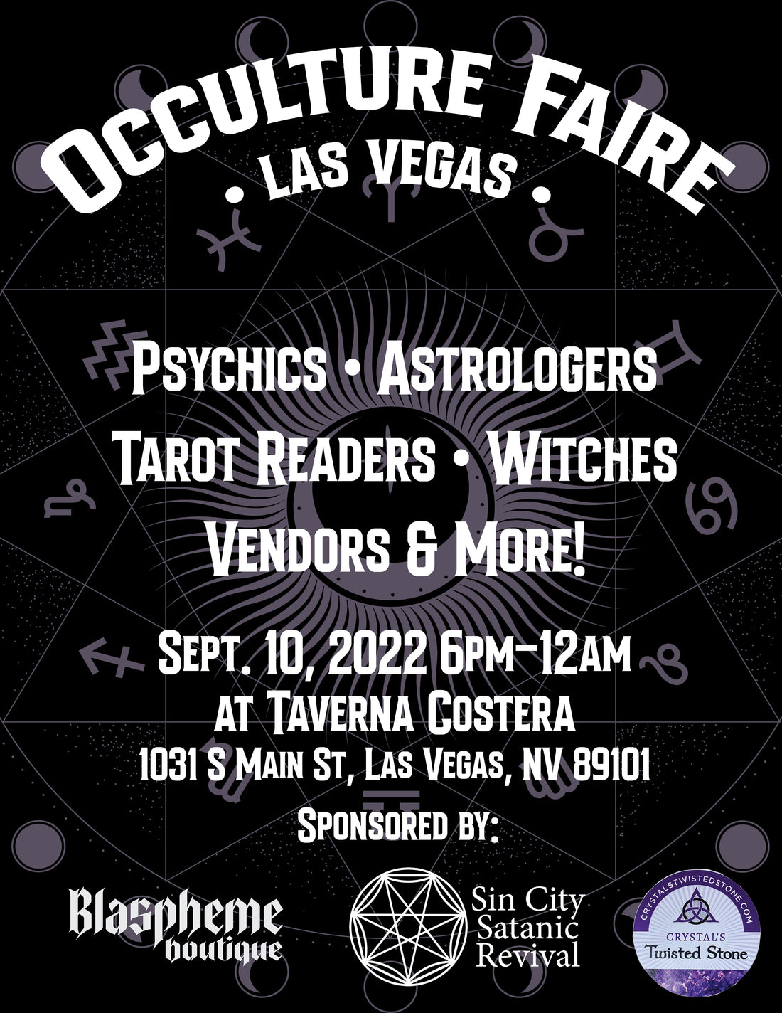 Occulture Faire Las Vegas September 10th, 2022