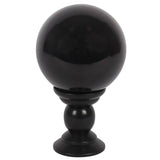 Black Large Crystal Ball on Stand