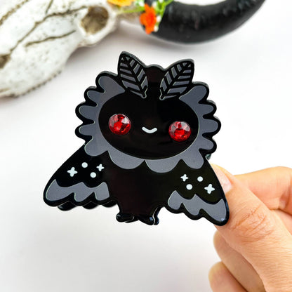 Moth Man Hair Claw Clip