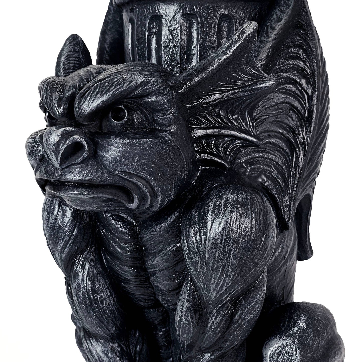 Gothic Guardian Gargoyle LED Solar Light Garden Statue