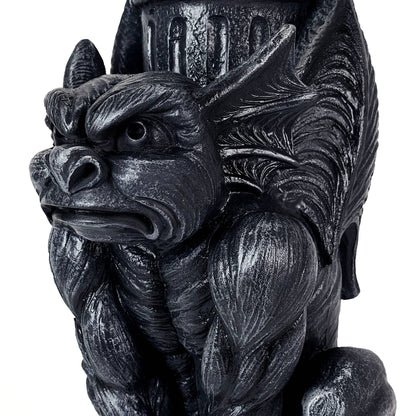 Gothic Guardian Gargoyle LED Solar Light Garden Statue