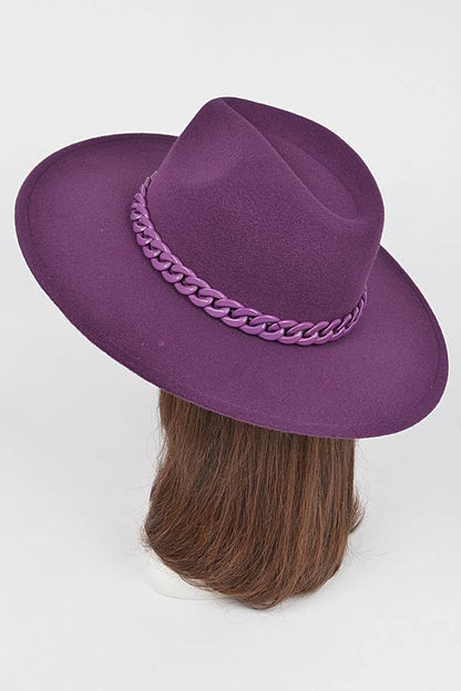 Chain Fedora Hat