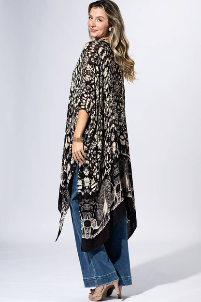Patchwork Paisley Kimono