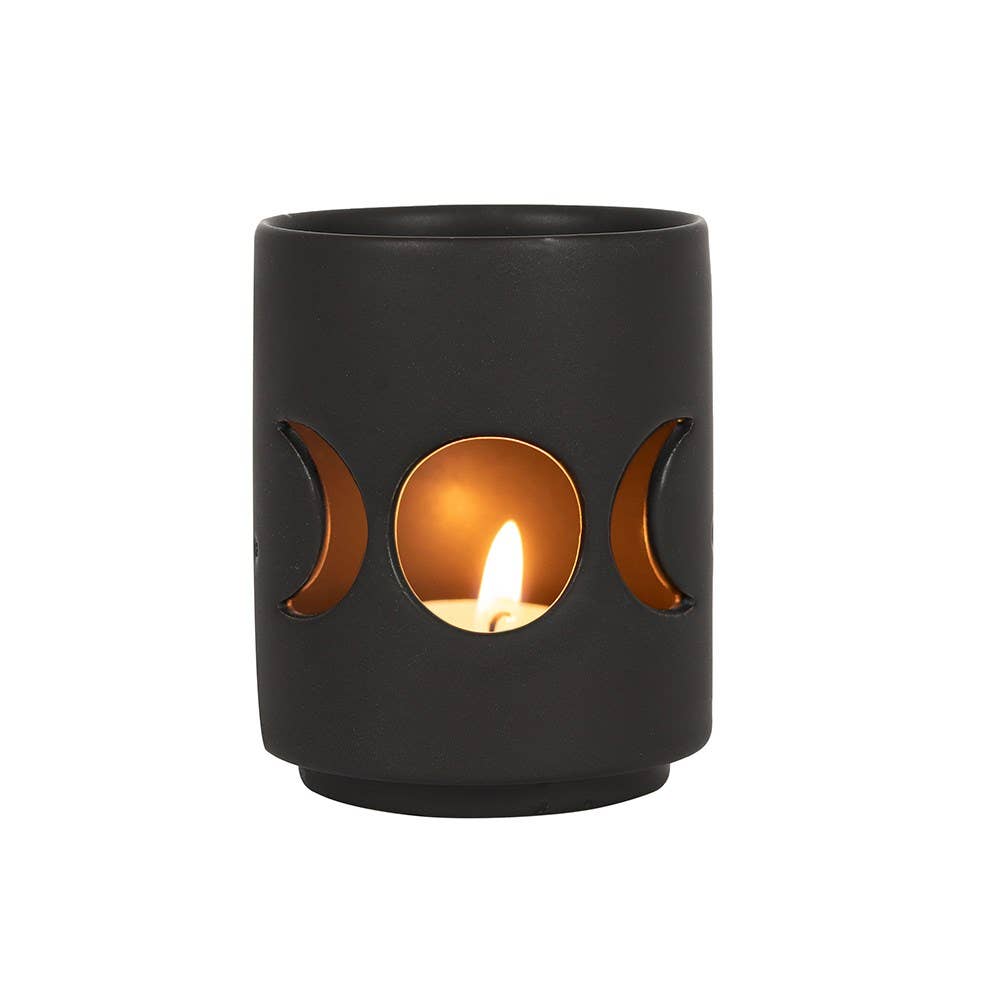 Triple Moon Cut Out Tealight Candle Holder