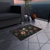 Floral Skull Outdoor Rug