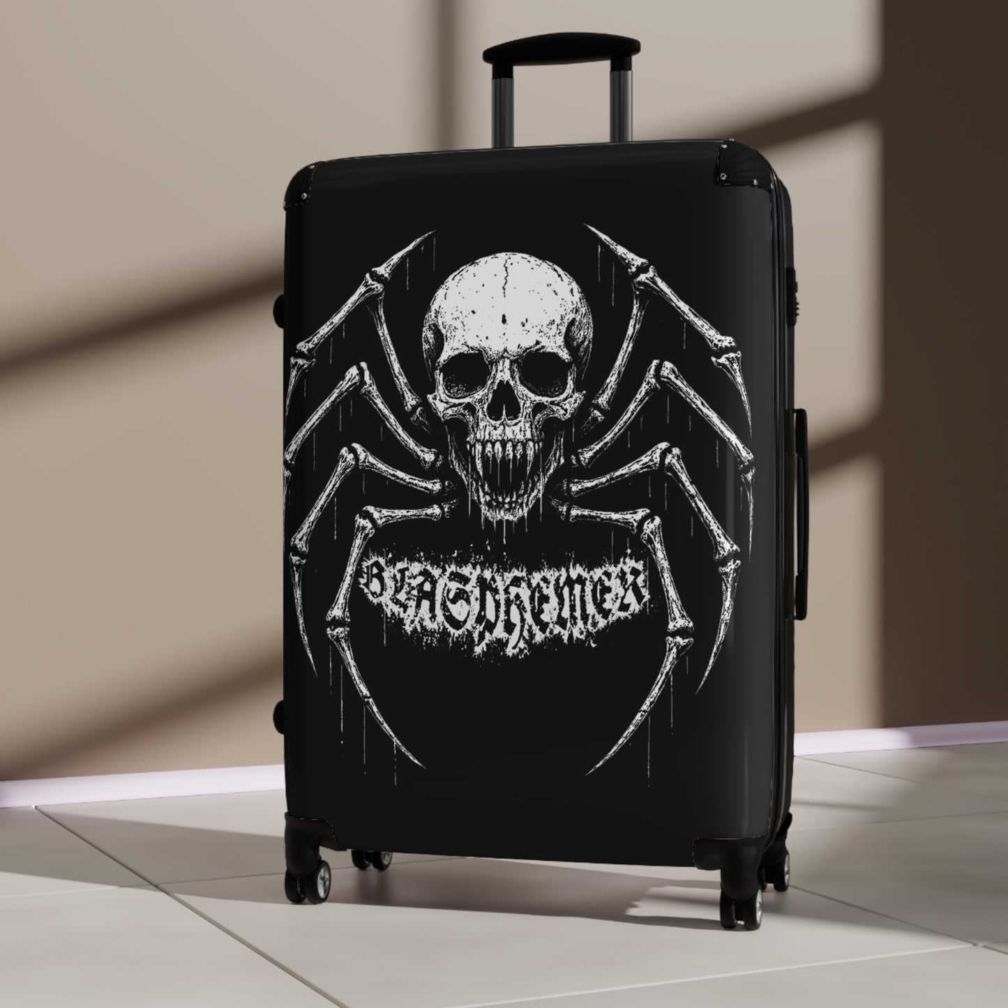 Blasphemer Spider Skull Suitcase