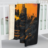 The Tower Sherpa Fleece Blanket