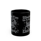 Live Deliciously Black Mug (11oz, 15oz)