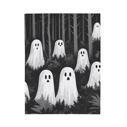 Forest Ghosts Velveteen Plush Blanket