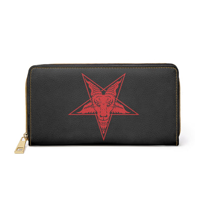 Baphomet Zipper Wallet